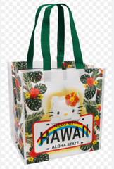 HELLO KITTY HAWAII REUSABLE SHOPPING BAG NWT