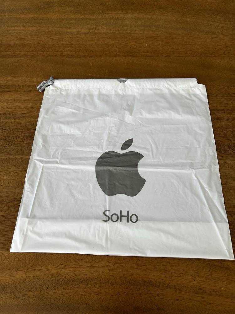 Apple Soho Drawstring Reusable Shopping Bag 12×12 Inches