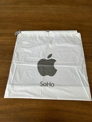 Apple Soho Drawstring Reusable Shopping Bag 12×12 Inches