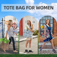 Reusable Foldable Shopping Bags Grocery Totes Machine Washable For Groceries
