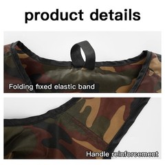 20 Pack 15×4.5×15 Inch Mixed Color Reusable Grocery Bags with Handles Bulk, S…