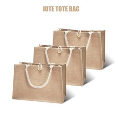 Jute Tote Bags with Button,Beach,Pool