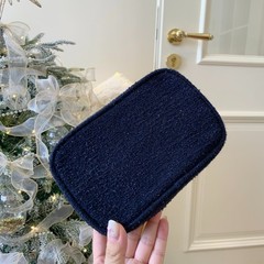 Holiday 2026 Beauty Line GWP Blue Holiday Pouch with Box Cosmetic Bag Xmas Gift