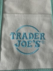 New With Tag Trader Joe’s Mini Pastel Canvas Tote Bag Light Green
