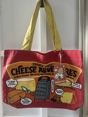 Brand New Trader Joe’s Reusable Bag, Cheese Adventures Tote Bag with tags