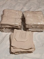 TBF Reusable Cotton Gift Tote Bags for Party Favors, DIY, Arts & Crafts 100+
