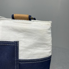 Costco Keep Cool Cube Storage Blue White Shopping Cooler Zippered Bag