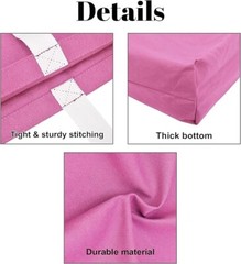 ExtraLarge Canvas Tote Bag Reusable Grocery Bag Foldable Heavy Duty Shopping Bag