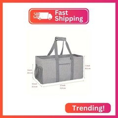 XINFULLWOL Extra Large Utility Tote Bag,Reusable Shopping Bags with Handles – Wa