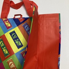 Tesco Pringles Can Tote Bag Potato Chips Multi Art Modern Retro New