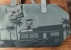 Trader Joe’s 8 Gallons Reusable Bag Cooler Large Insulated Tote Dusty Blue