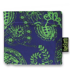 Plume Bag Co. Reusable Shopping Bags | Paisley Hippie 4 Pack w Carry Pouch