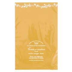 HEADS NAV-OP3 Natural Vine OPP Gift Bags Made in Japan Brown 150mm W x 230mm H