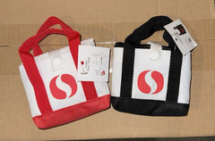 NEW Safeway Foldable Mini Tote Bag with Full size reusable bag Lot of 2
