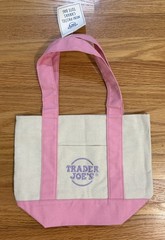 Trader Joe’s Authentic PASTELS Mini Canvas totes set (All 4 Colors, New w/ Tags)