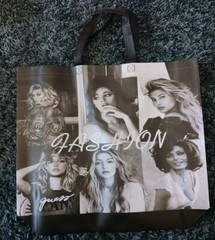 Fashion Unforgettable Beautiful Women Models PVC Reusable Eco Tote Bag
