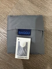 BAGGU Gray AirBnb Standard Reuseable Bag NWT HTF Rare
