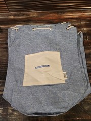 10 Recycled Cotton Drawstring Bags