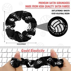 Sotiff 24 Pcs Volleyball Gifts for Teen Girls Include black, white