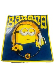 Minions Yellow 2-sided Shopping/Gift Tote Bag with Handles New! Banena