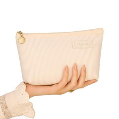 Zinmilin Makeup Bag White,Cosmetic for Purse Make Up Bags,Travel White