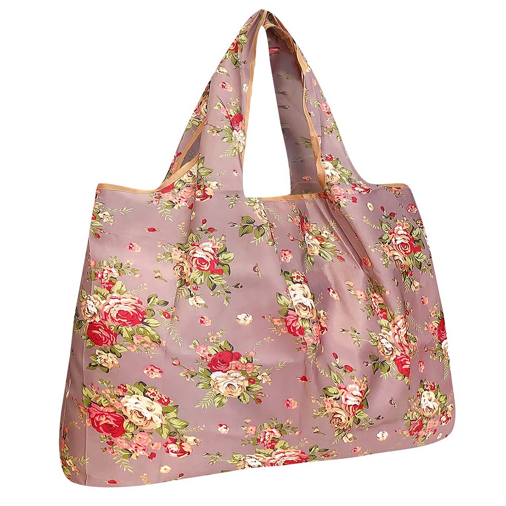 Large Foldable Tote Nylon Reusable Grocery Bag Shopping Shoulder Handbag