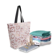 Pfrewn Leopard Canvas Tote Bag Large Grocery Bag Reusable Beach Shopping Bag …