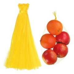 100Pcs Reusable Mesh Produce Bags, 15.7 Inches Egg Hatching Bags, Yellow
