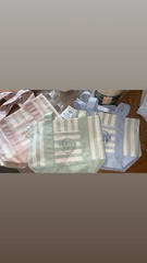 Trader Joe’s Reusable Tote Bag Striped Multicolor Canvas 10x10x12