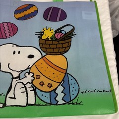 Peanuts Snoopy Easter🐇 XL Reusable Tote/Shopping/Gift Bag Free Shipping!