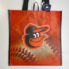 Baltimore Orioles Baseball Orange + Black Reusable Shopping Tote Bag MLB NWT NEW