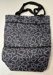 Shopping Bag With Wheels Multifunction Can Expand Up To 20” High
