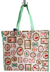 MARSHALLS REUSABLE LARGE SHOPPING BAG 20″ X 18″ NEW PICTURE FRAME ROSE HEART