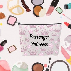 MNIGIU Funny Girlfriend Cosmetic Bag Passenger Princess Makeup