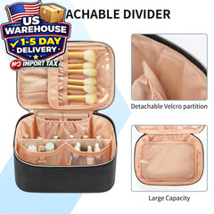 Makeup Bag Toiletry Bag Portable Cosmetic Bag Large Capacity Travel Organizer