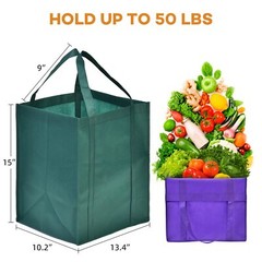 24pack Reusable Grocery Bagslarge Washable Foldable Shopping Bagsheavy Duty To