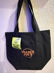 Trader Joe’s Limited Edition Mini Canvas Tote Bag – New With Tags — Multicolored