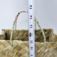 Handmade Bayong Eco-Friendly Reusable Shopping Bag Made of Pandan Leaves BOHO