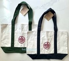 Trader Joe’s Large Tote Bag- Set of 2, Green and Navy