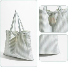 Canvas Tote Bag Organic Cotton Reusable Durable & Eco-friendly Ideal Shopping