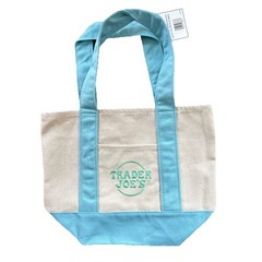 Trader Joe’s 2026 Mini Pastel Canvas Tote Bag Set Of 4 IN HAND READY TO SHIP!!!!