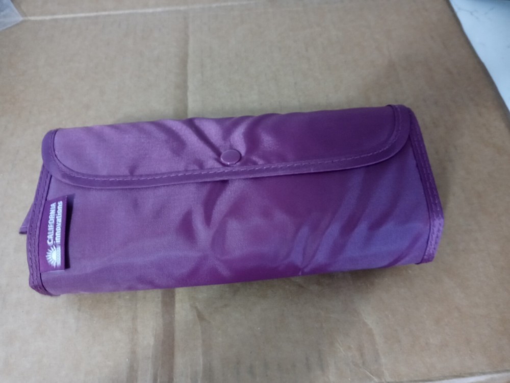 California Innovations Reusable Insulated Burgundy Market Tote Shopping Bag