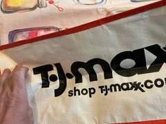 TJ Maxx Large Reusable Shopping Tote Bag Summer Cold Drinks NEW