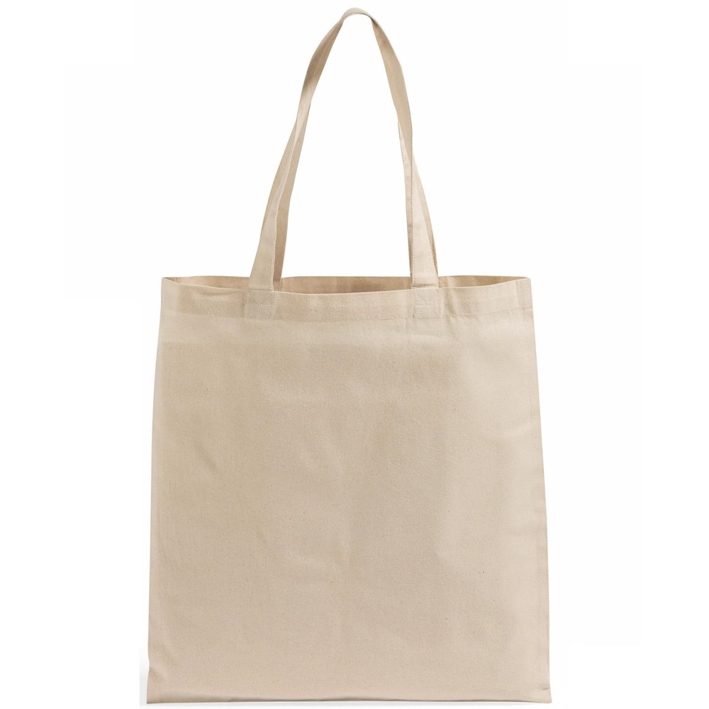 24 Pack Wholesale Cotton Canvas Tote Bags, 15 x 16 Inches, , 6 oz. Blank Bulk…