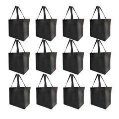 12 oz Canvas Tote Bags Extra Large Reusable Grocery Totes for Shopping, Craft…