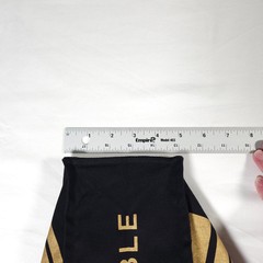Barnes & Noble Tote Bag NWT Premium Black & Gold 100% Organic Cotton 15″ x 14″