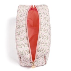 HHQQWZ Makeup Bag Travel Cosmetic for Women Girls, Zipper Make Up A1 Pink