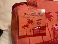 Bundle Set of 2: Trader Joe’s Mini Insulated Cooler Bag: Peach & Pink! NWT!