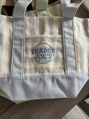 Trader Joe’s Striped Canvas Mini Tote Set of 4 Summer 2026 Collection