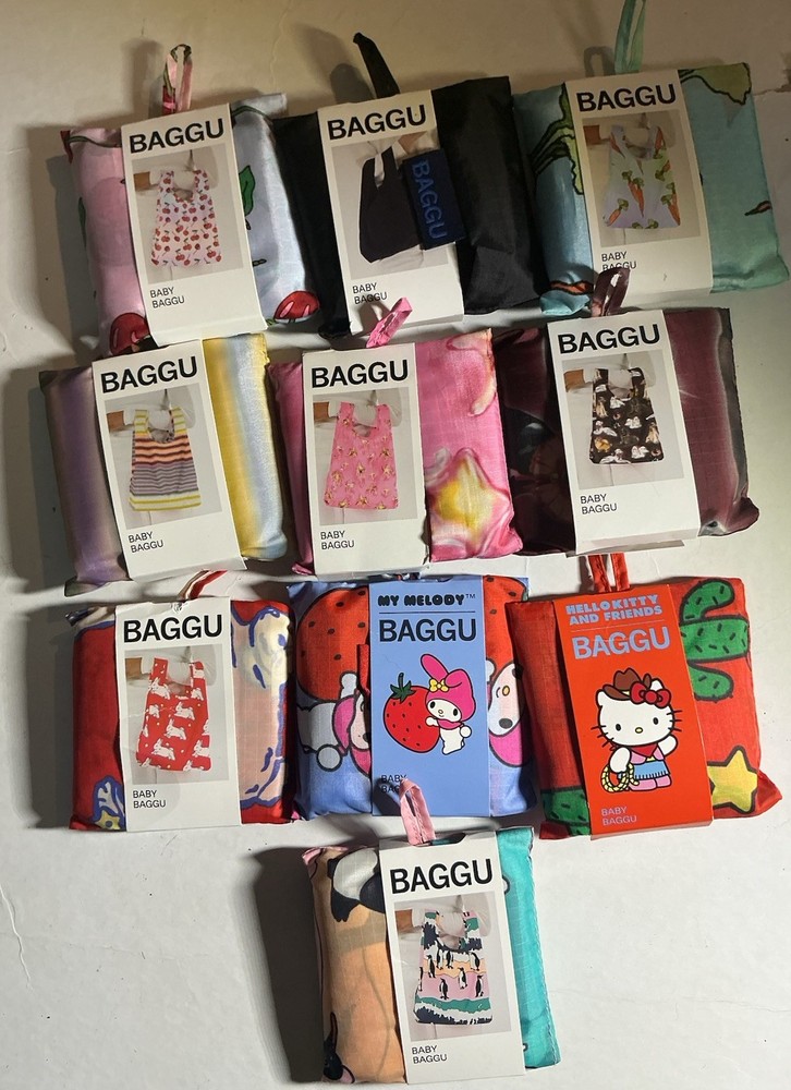 New BABY BAGGU Standard Reusable Foldable Shopping Bag Tote Bag Lot2